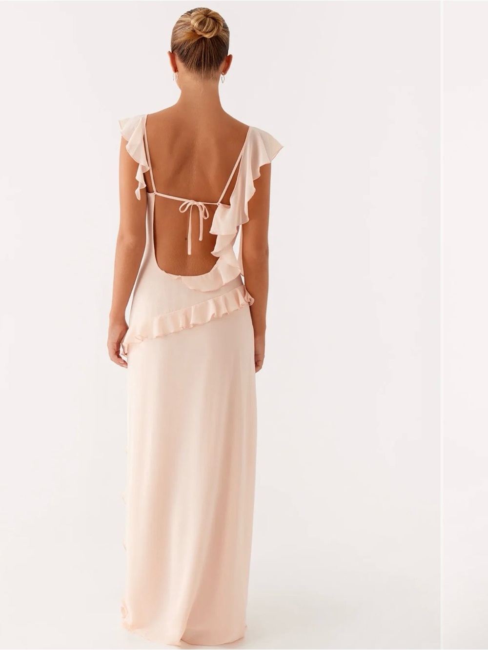 NWT PEPPERMAYO NAYA MAXI DRESS - PEACH US4 - Picture 4 of 16